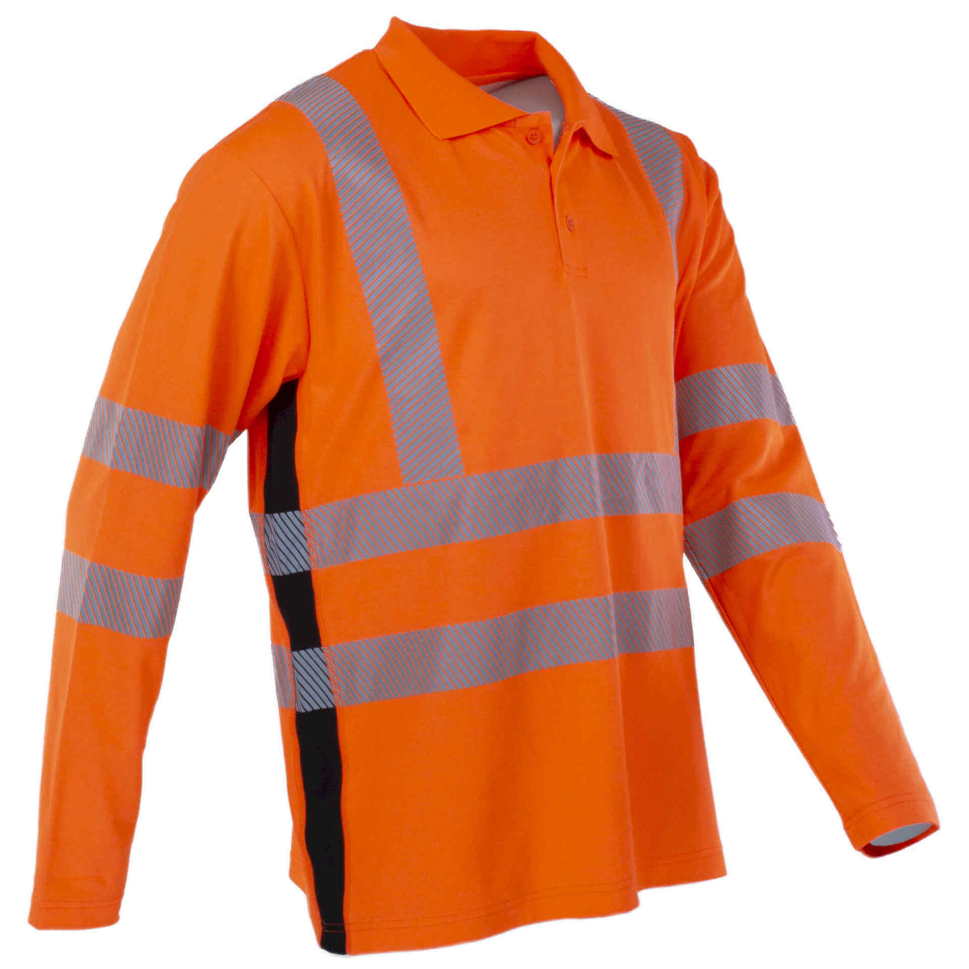 PREVENT® Premium Warnschutz Langarm-Poloshirt PTW-POLO-L