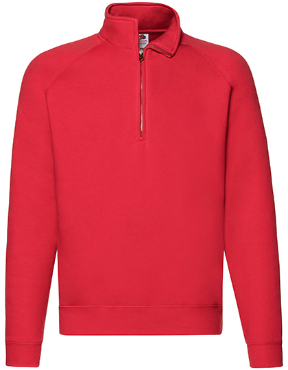 Sweatshirt – Premium Zip Neck Raglan Sweat