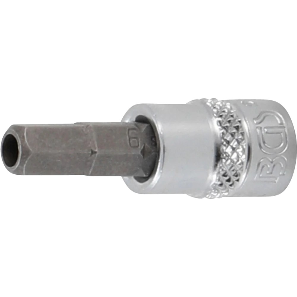 Bit-Einsatz, Antrieb Innenvierkant 6,3 mm (1/4"), Innensechskant mit Bohrung 6 mm