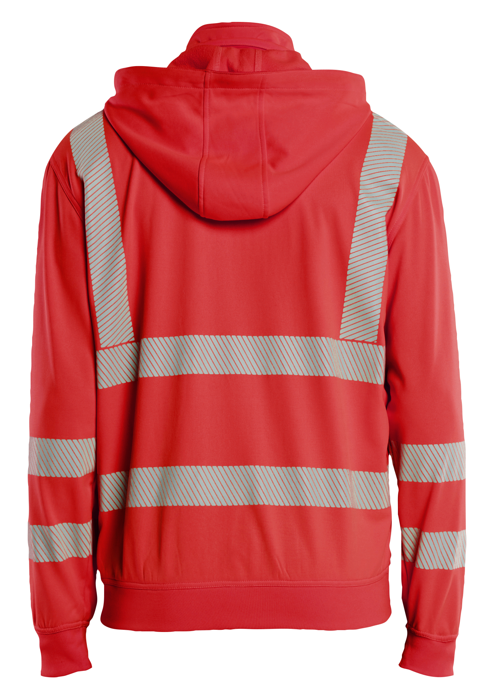 High Vis Sweatjacke mit abnehmbarer Kapuze
