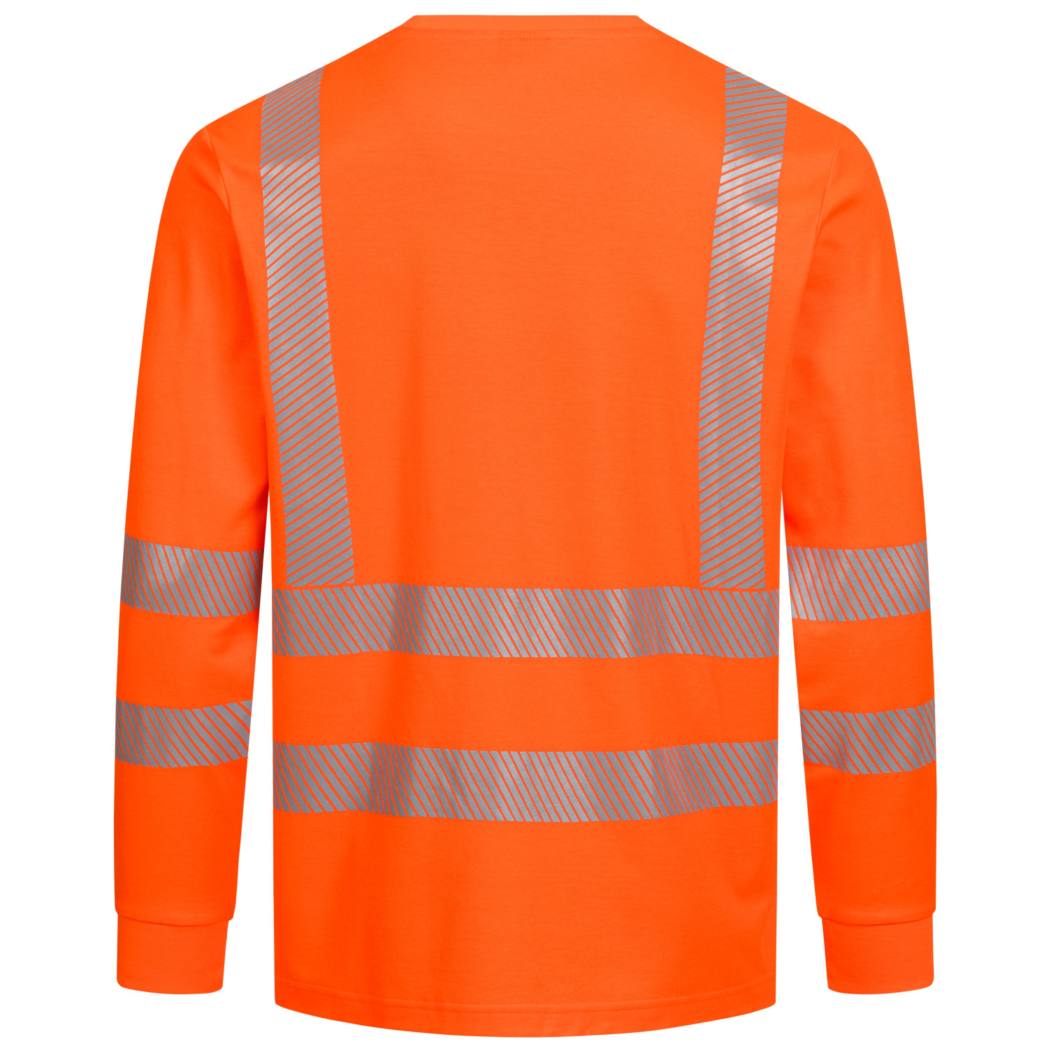 Warn-Langarmshirt MOTION TEX VIZ neonorange / uni