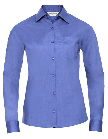 Bluse – Ladies' Long Sleeve Classic Polycotton Poplin Shirt