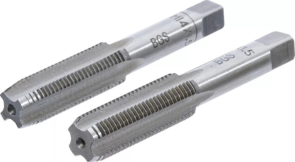 Gewindebohrer, Vor- und Fertigschneider, M14 x 1,5, 2-tlg.