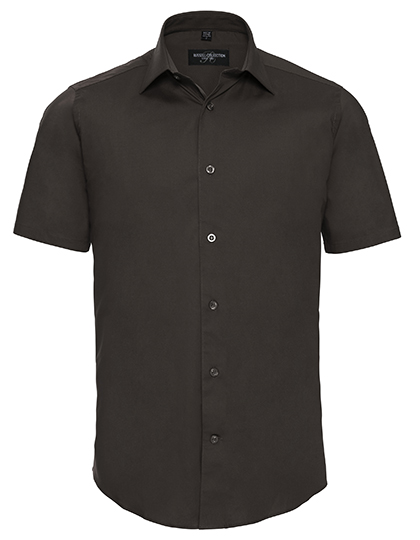 Hemd – Men's Short Sleeve Fitted Stretch Shirt