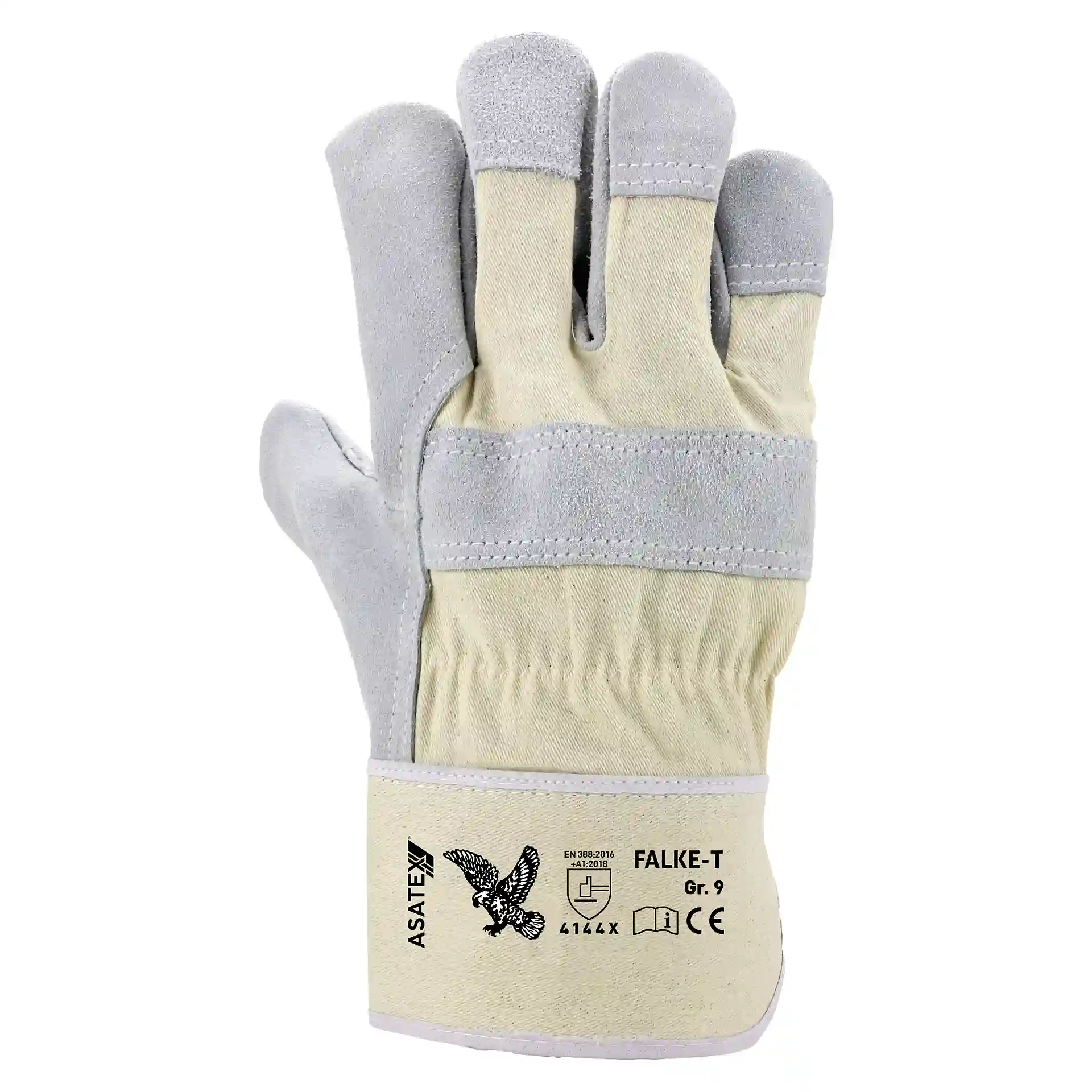 Rindspaltleder-Handschuh FALKE-T9