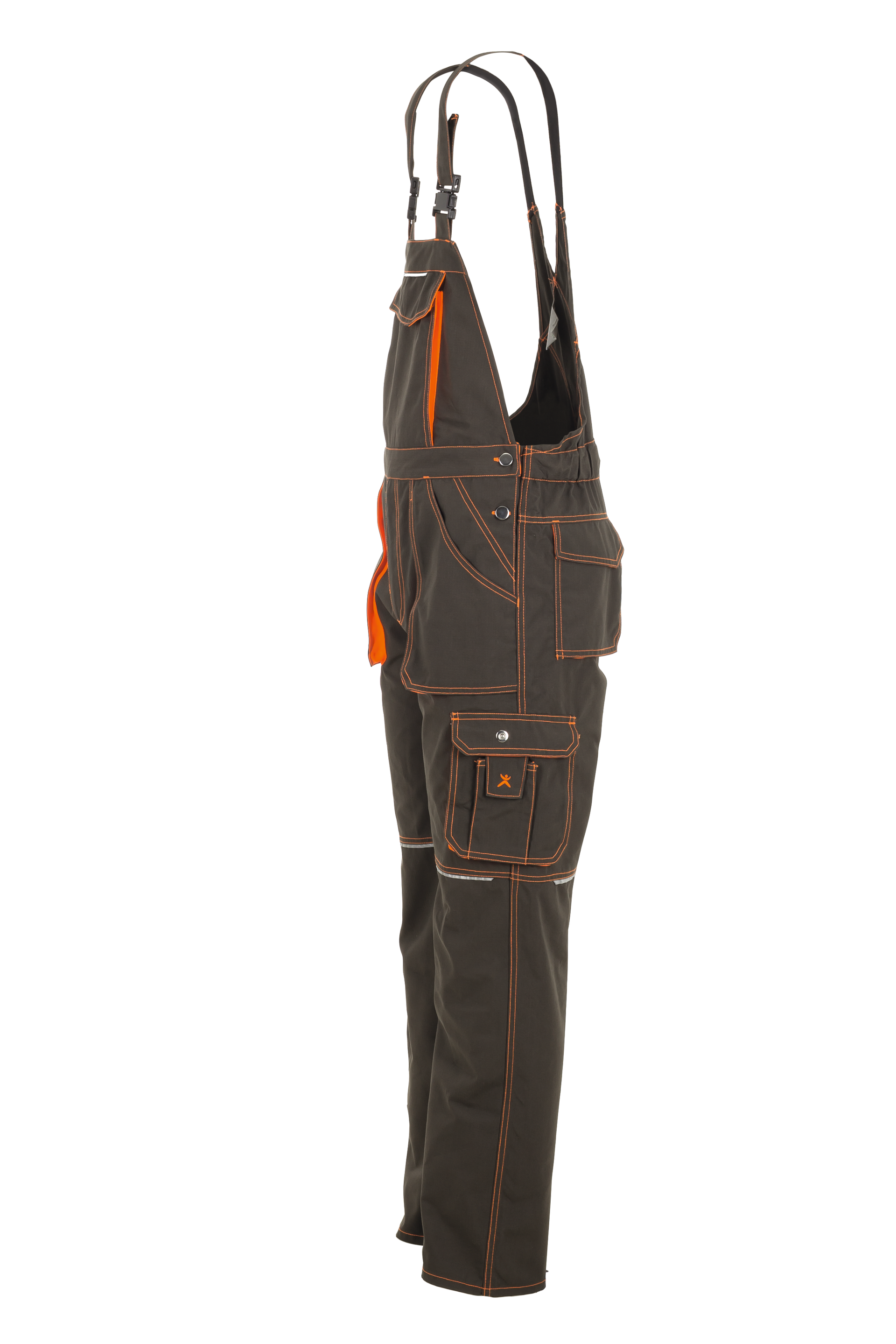 PLANAM Latzhose Basalt Neon