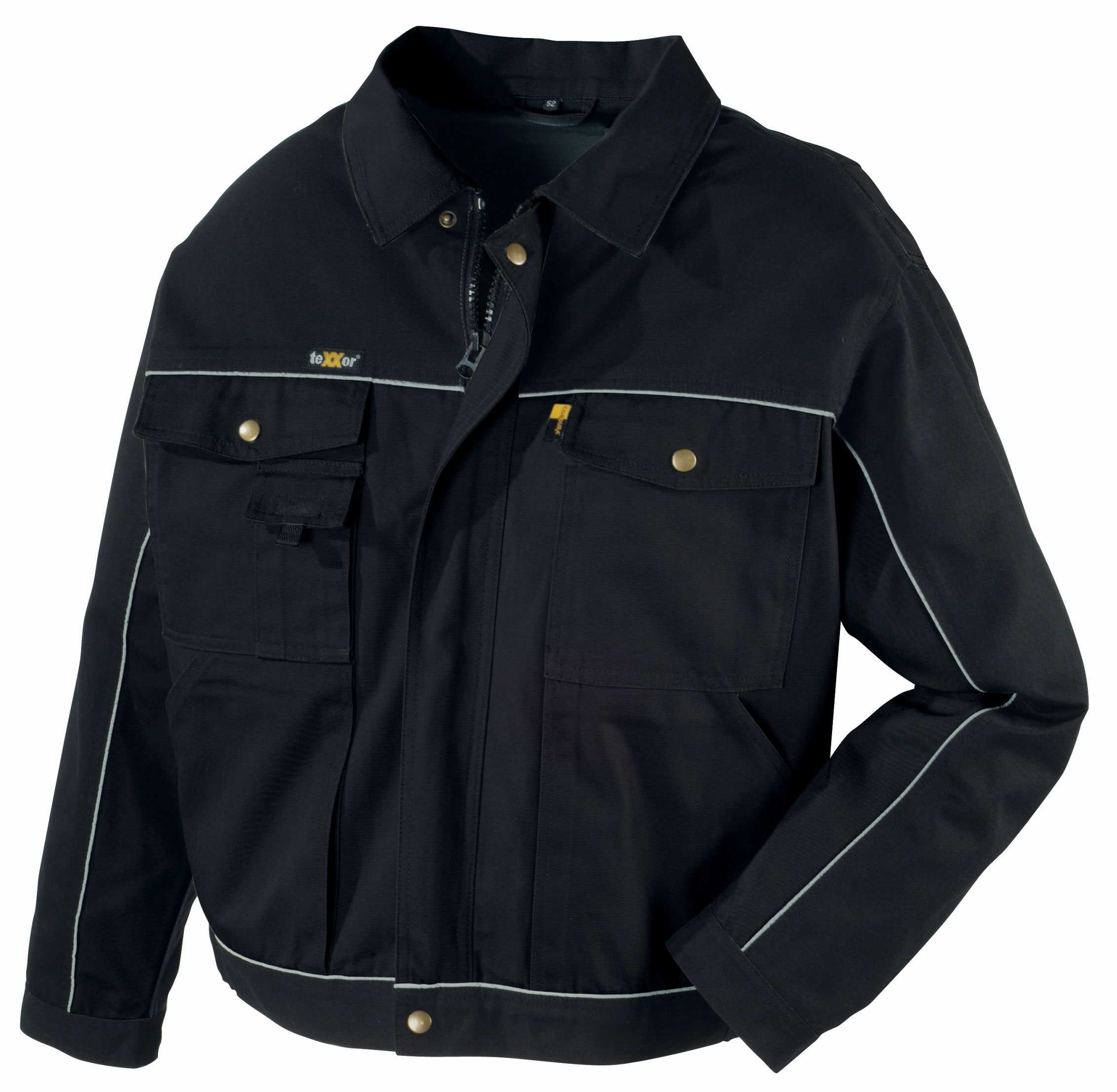 teXXor® Canvas (320 g/m²) Bundjacke RIO schwarz/schwarz