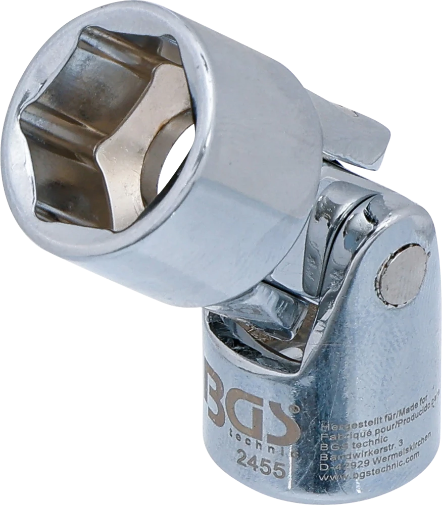 Kardangelenk-Einsatz Sechskant, Antrieb Innenvierkant 10 mm (3/8"), SW 15 mm