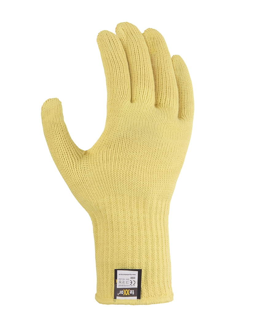 teXXor® Hitzeschutz-Handschuhe ARAMID goldgelb
