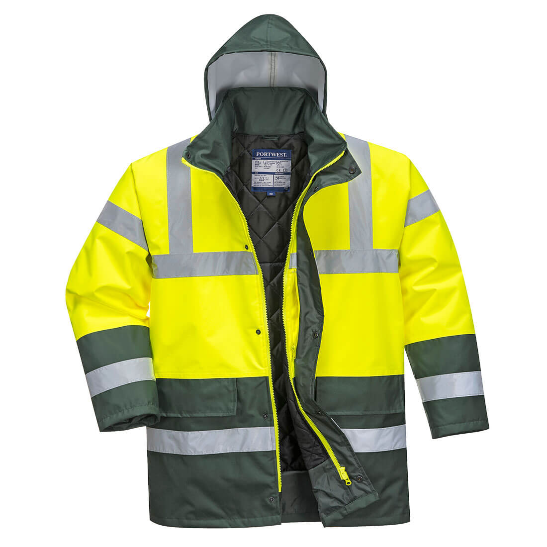 Hi-Vis Kontrast Winter Verkehrsjacke