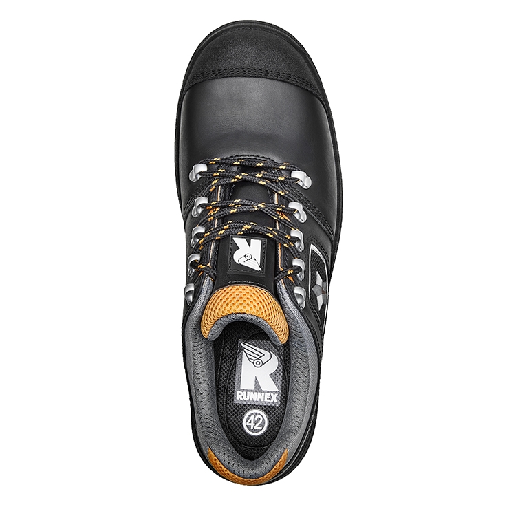 RUNNEX® S3-Sicherheitshalbschuhe TeamStar schwarz/orange