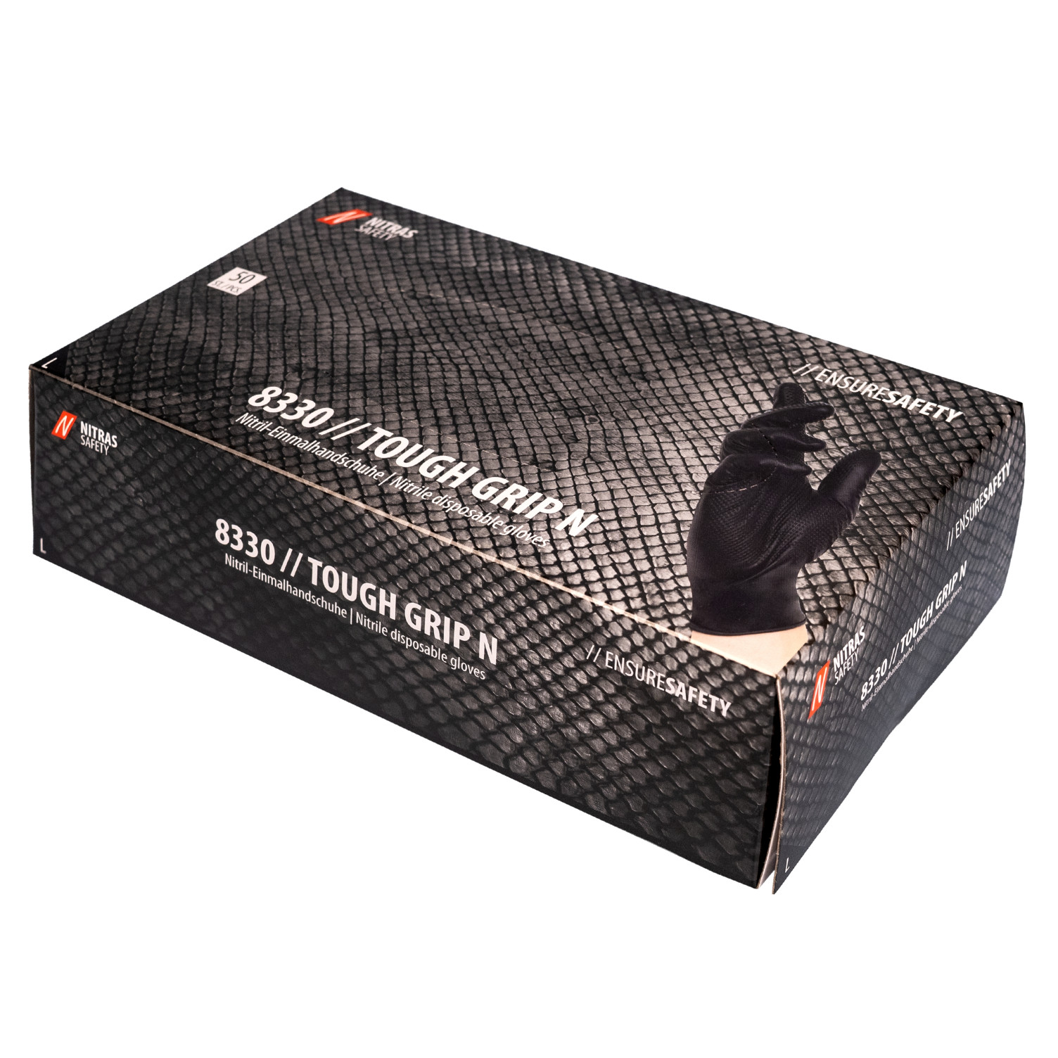 Handschuh TOUGH GRIP N Nitril-Einmalhandschuhe