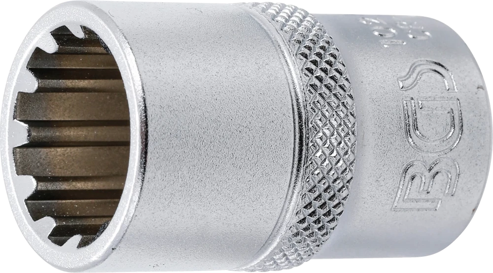 Steckschlüssel-Einsatz Gear Lock, Antrieb Innenvierkant 12,5 mm (1/2"), SW 16 mm