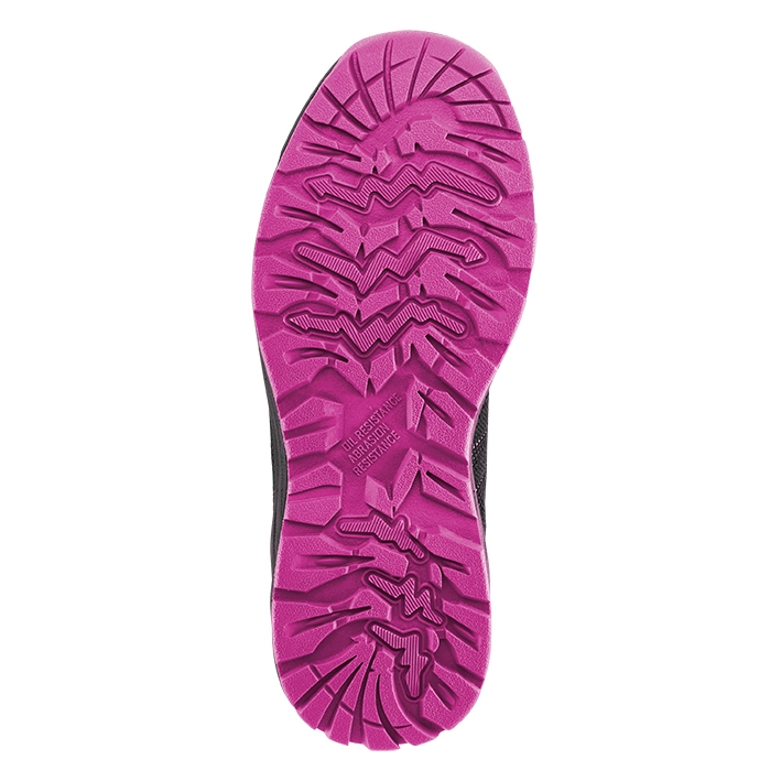 RUNNEX® S1PS-Damen-ESD-Sicherheitshalbschuhe GirlStar schwarz/pink