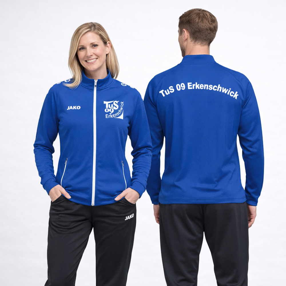 JAKO One Unisex Trainingsjacke, royal blau