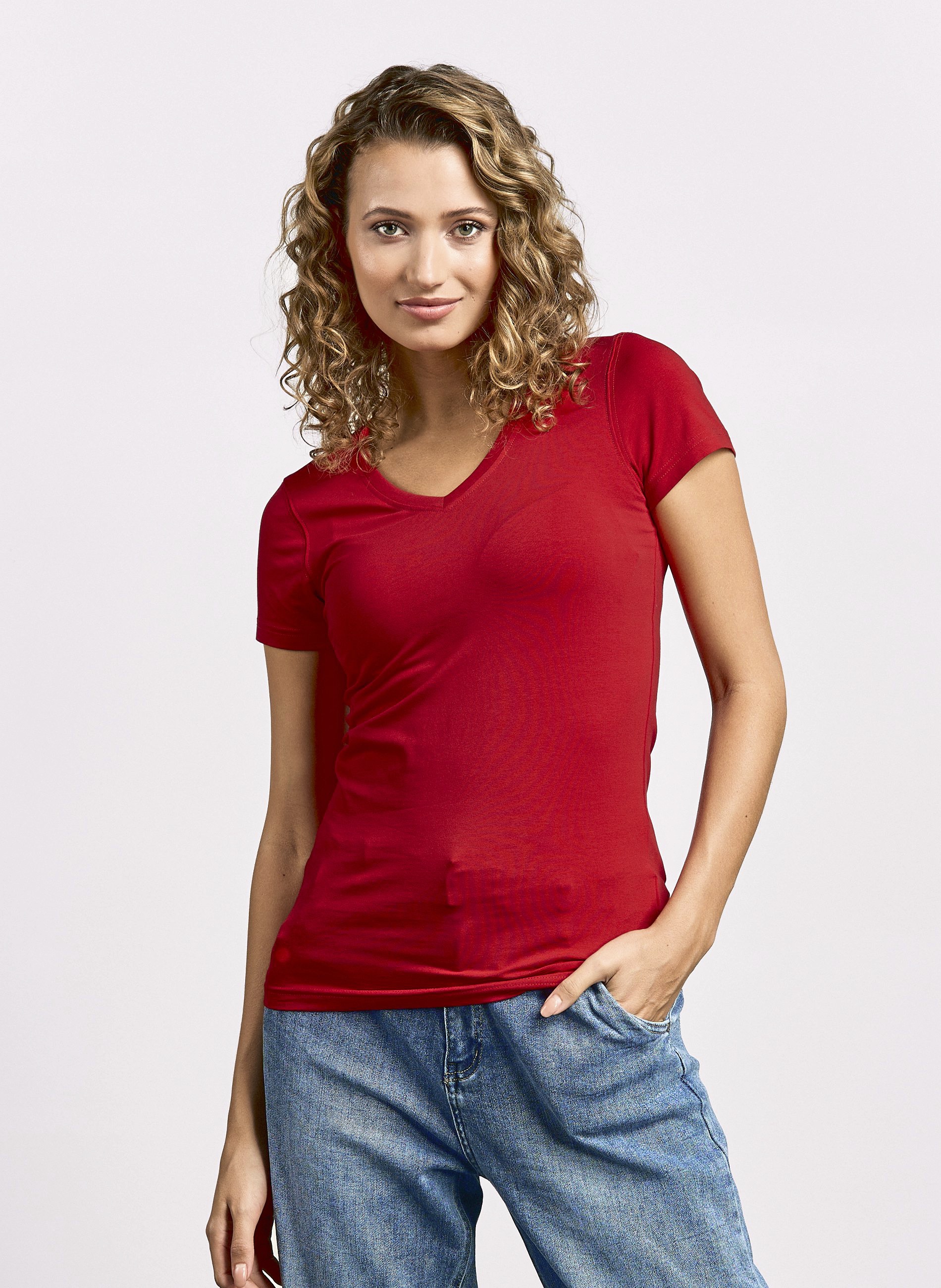 T-Shirt – Women´s Slim Fit V-Neck-T