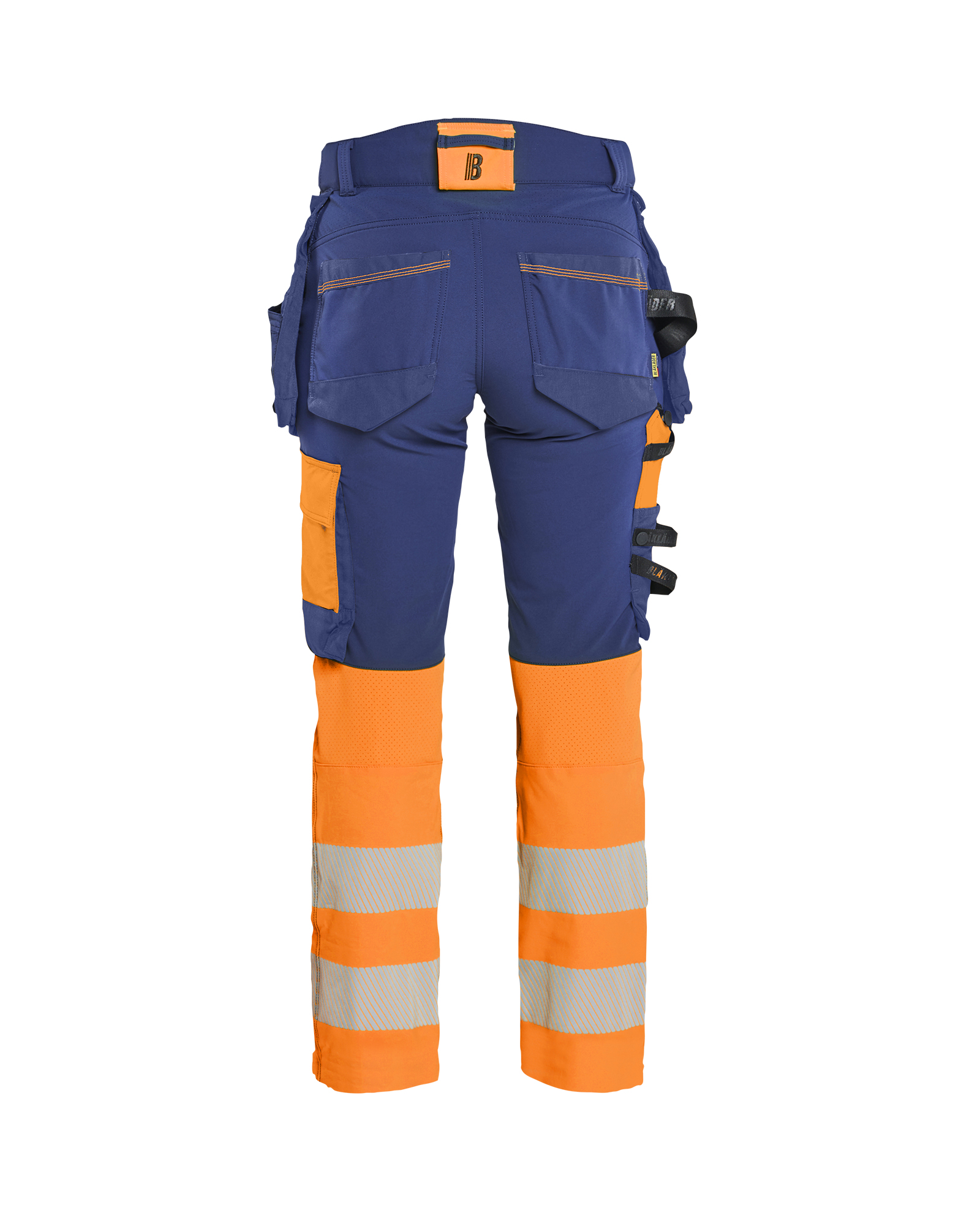 Damen High Vis Arbeitshose 4-Wege-Stretch