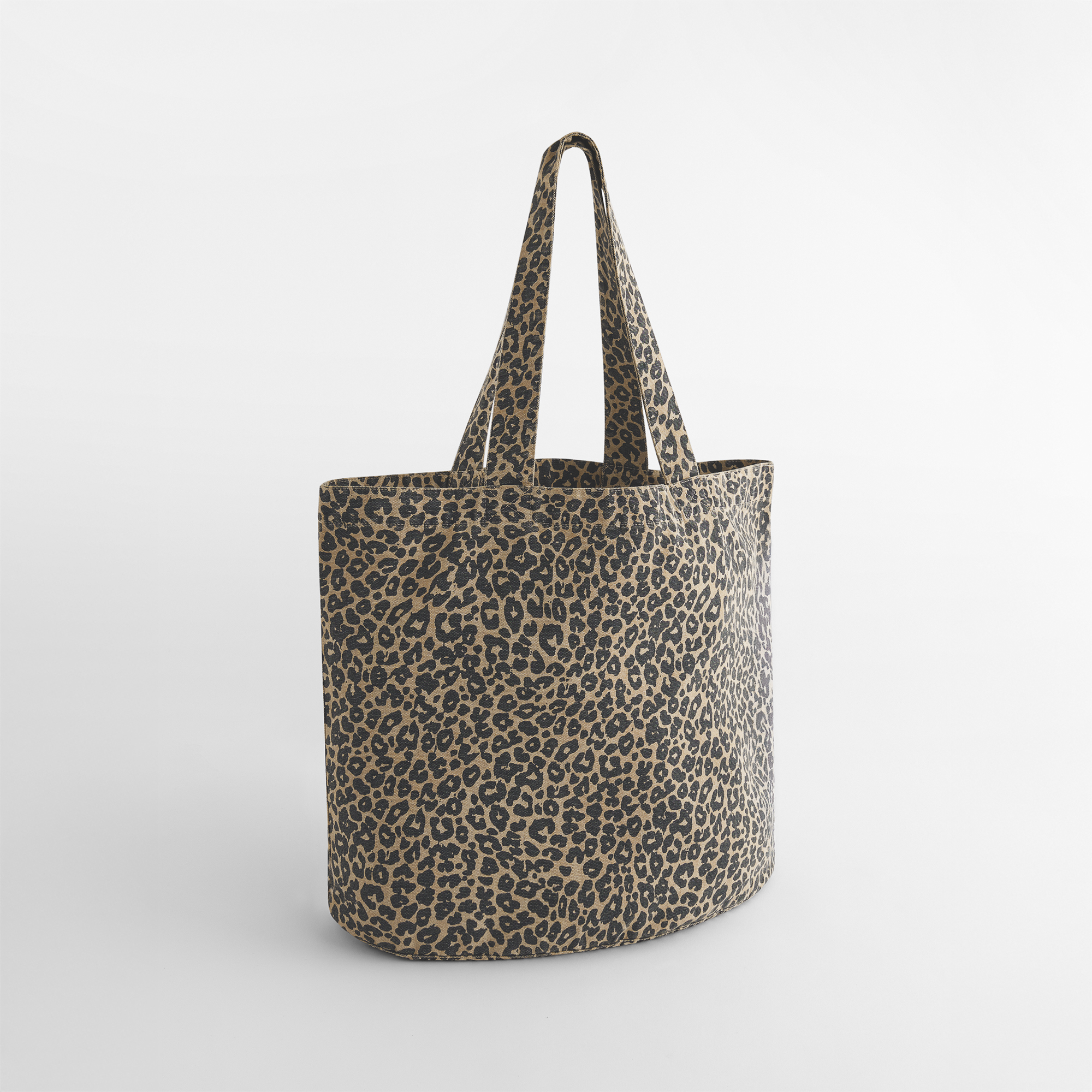 Tasche – Leopard Print Canvas Shopper