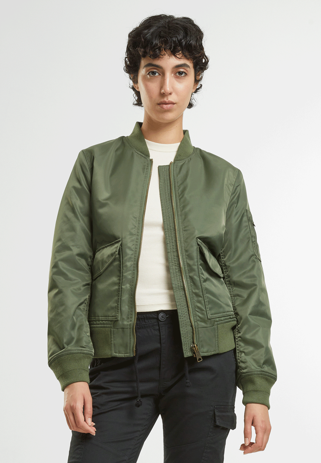 Women Sherpa Bomberjacket