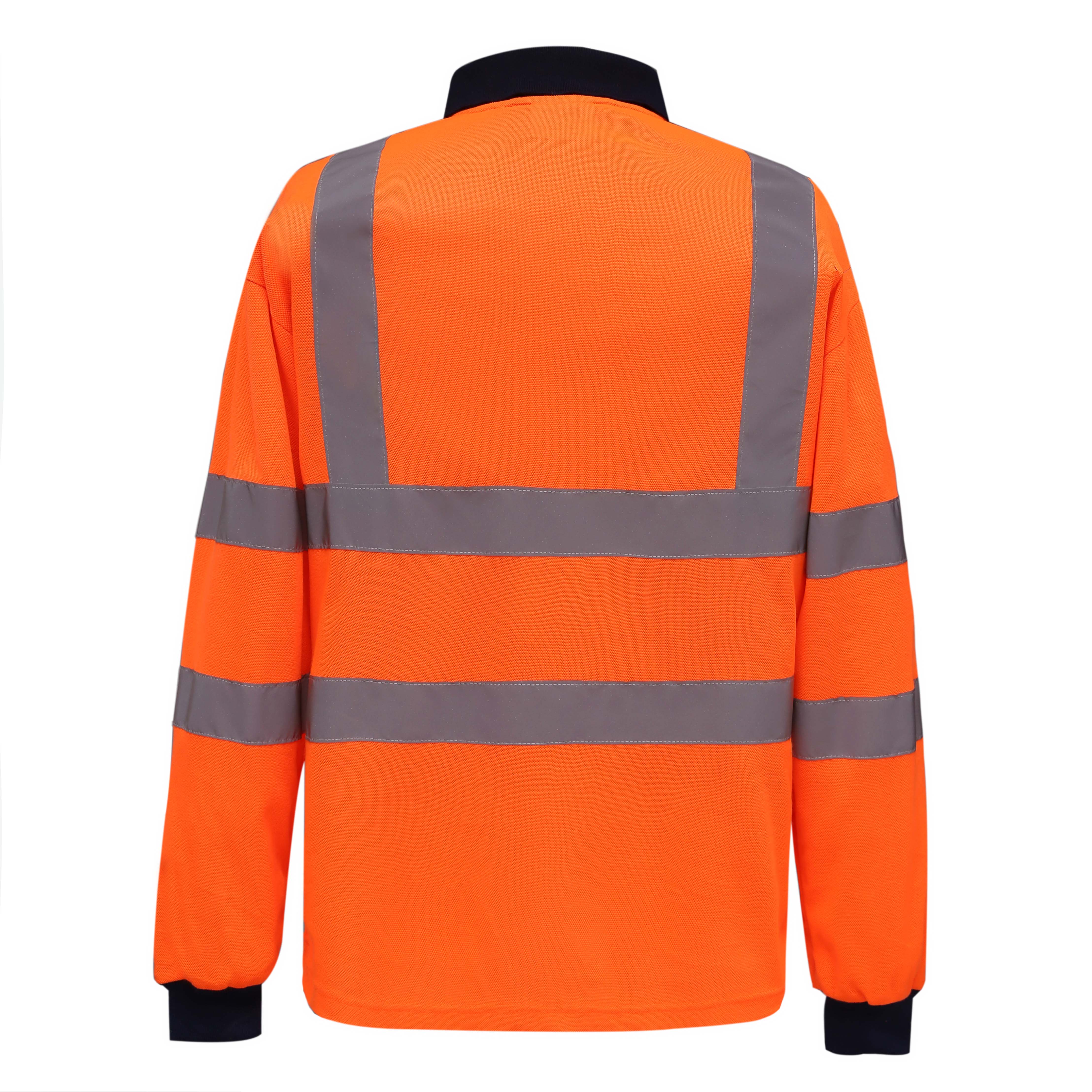 Hi-Vis Long Sleeve Polo