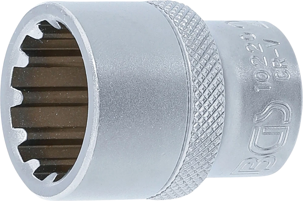 Steckschlüssel-Einsatz Gear Lock, Antrieb Innenvierkant 12,5 mm (1/2"), SW 20 mm