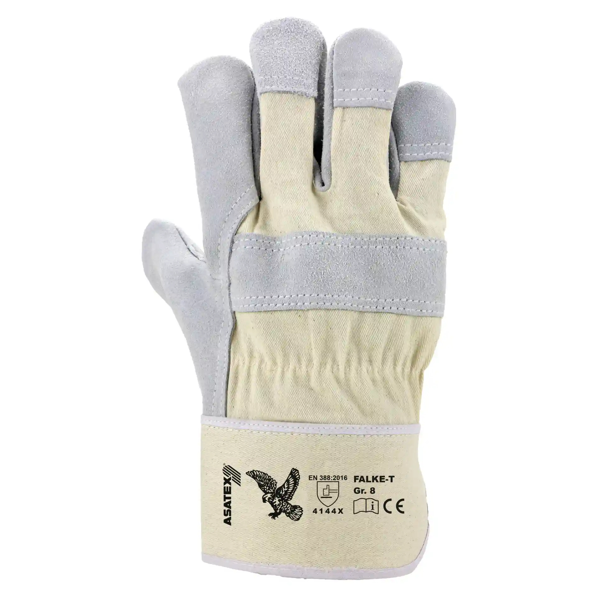 Rindspaltleder-Handschuh FALKE-T8
