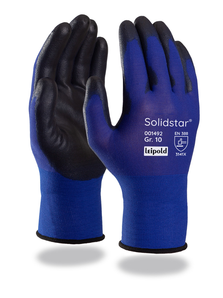 Solidstar® | Feinstrickhandschuh | PU-Beschichtung