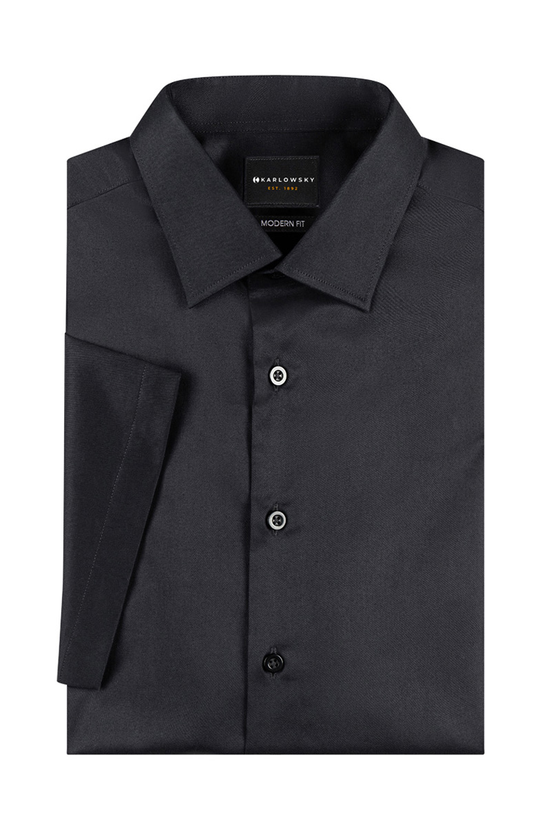 Kurzarm Damenbluse Active-Stretch in Modern-Fit