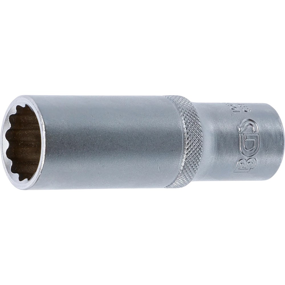 Steckschlüssel-Einsatz Zwölfkant, tief, Antrieb Innenvierkant 12,5 mm (1/2"), SW 18 mm