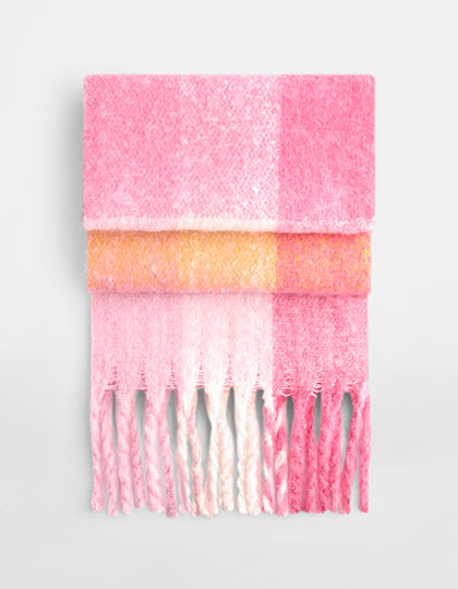 Schal – Fluffy Check Scarf