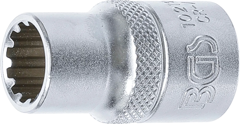 Steckschlüssel-Einsatz Gear Lock, Antrieb Innenvierkant 12,5 mm (1/2"), SW 12 mm