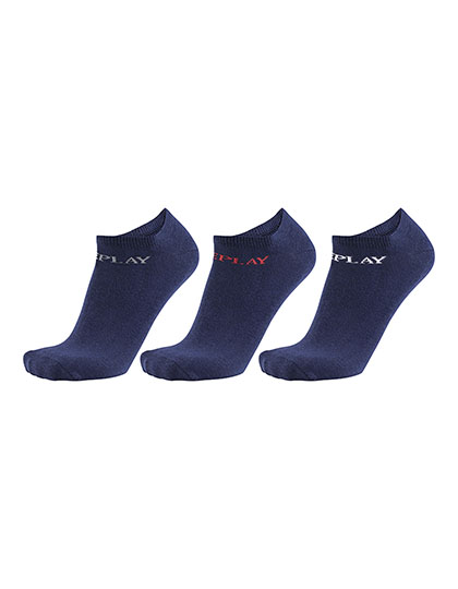 Sneakersocken Replay In Liner 3er-Set