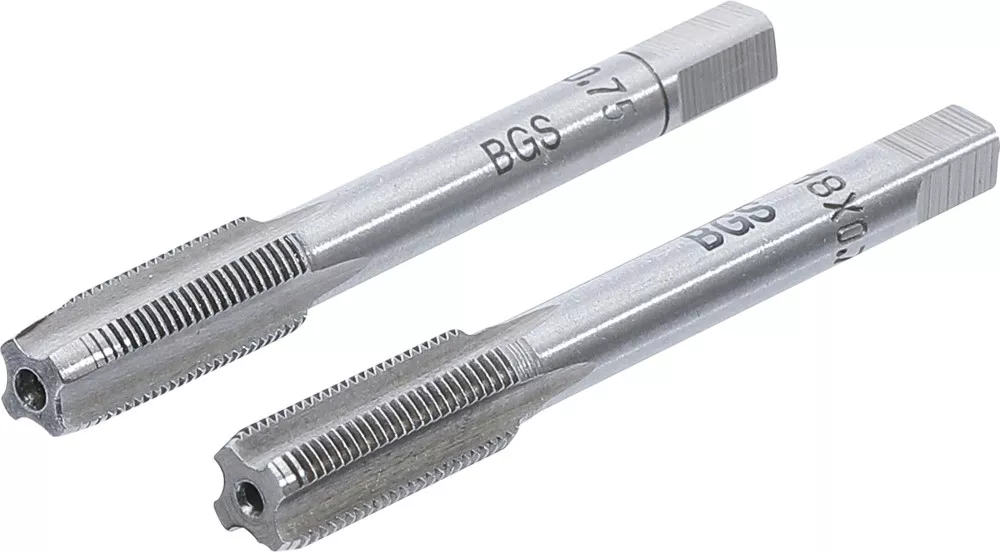 Gewindebohrer, Vor- und Fertigschneider, M8 x 0.75, 2-tlg.