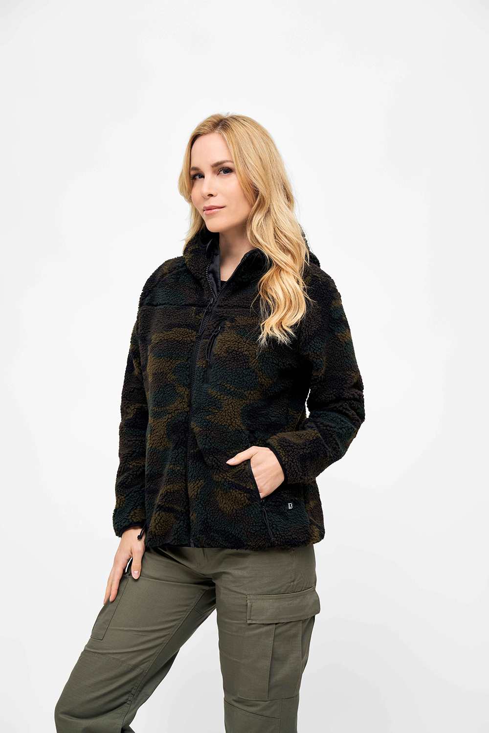 Women Teddyfleece Jacket Hooded