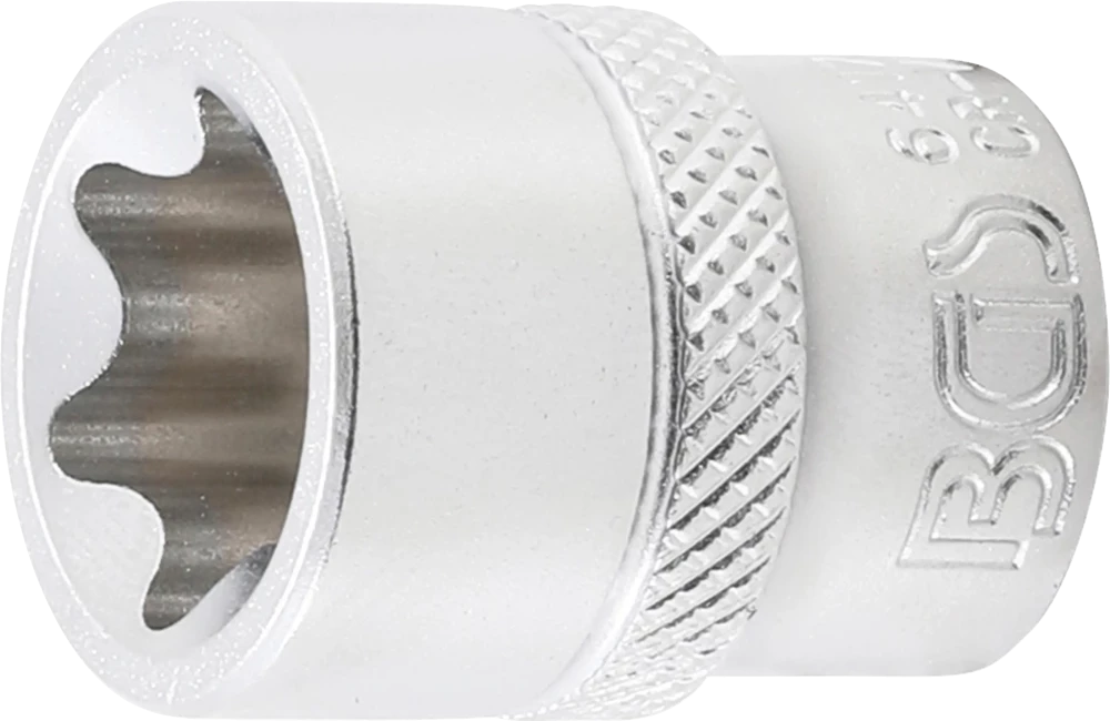 Steckschlüssel-Einsatz E-Profil, Antrieb Innenvierkant 10 mm (3/8"), SW E18