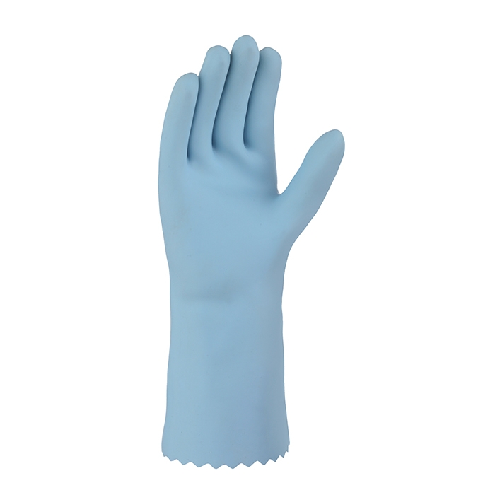 teXXor® Chemikalienschutz-Handschuhe NATURLATEX hellblau