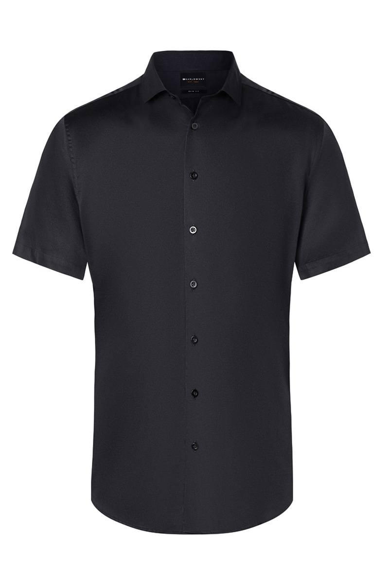 Kurzarm Herrenhemd Active-Stretch in Modern-Fit