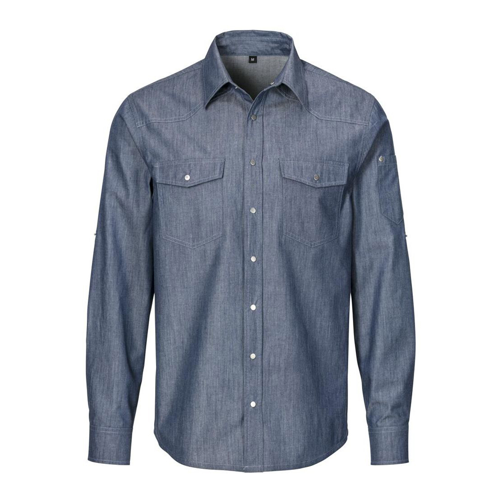Herren Jeanshemd langarm