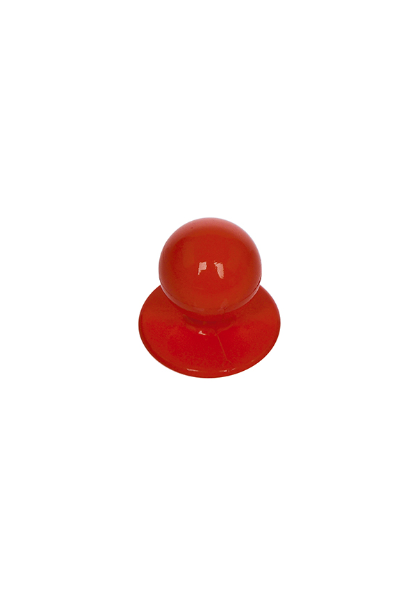 Kugelknöpfe Rot, 12 Stück / Pack
