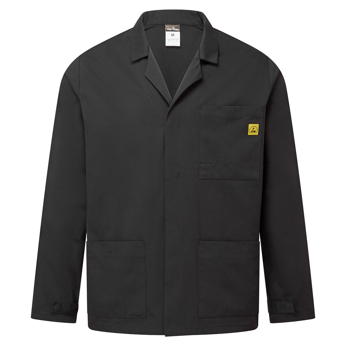 Antistatische ESD-Laborjacke
