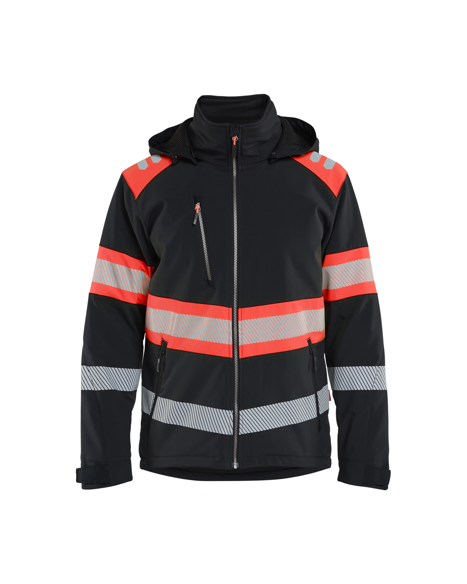 High Vis Softshell Winterjacke leicht gefüttert