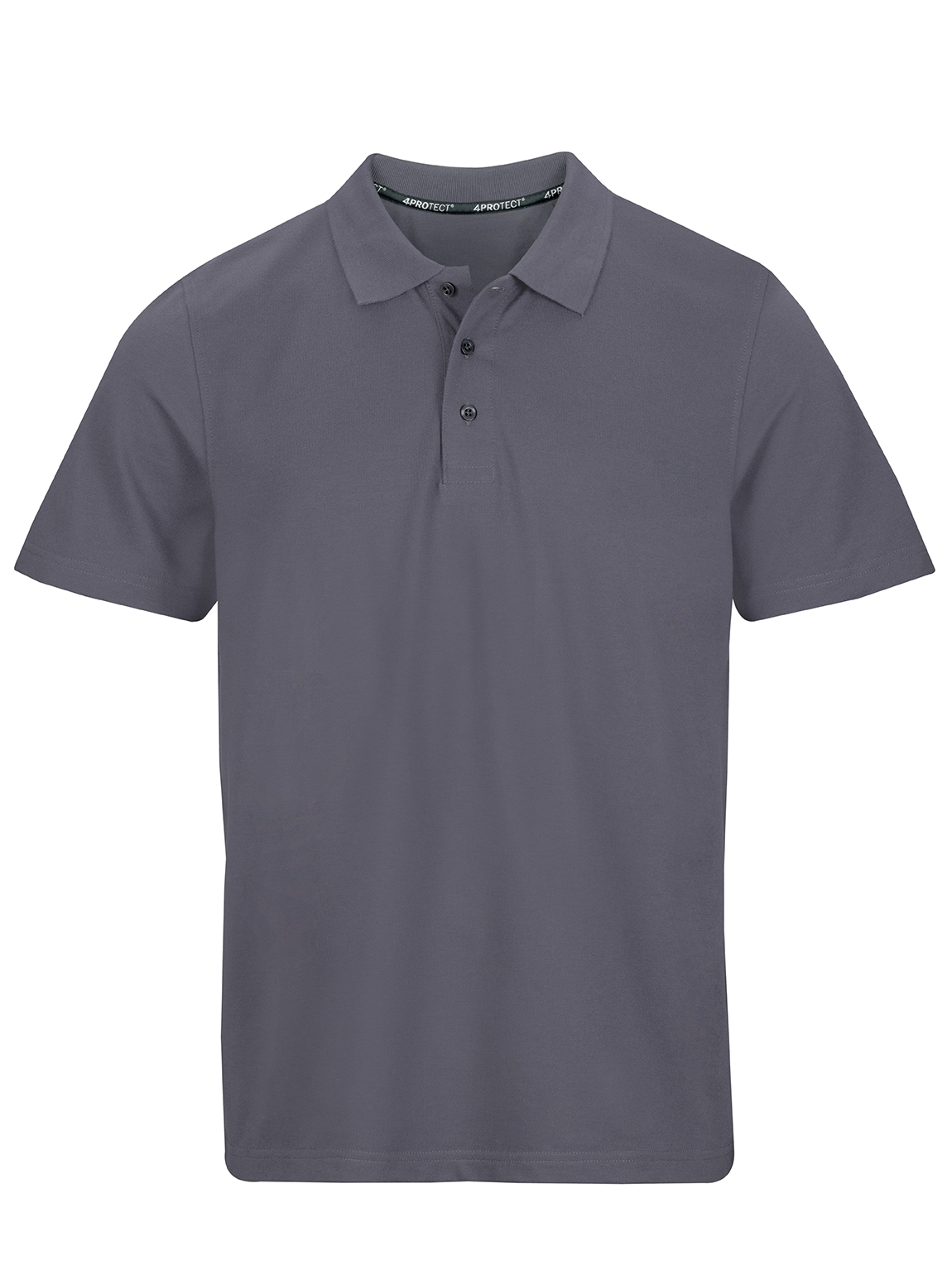 4PROTECT® Polo-Shirt Herren grau