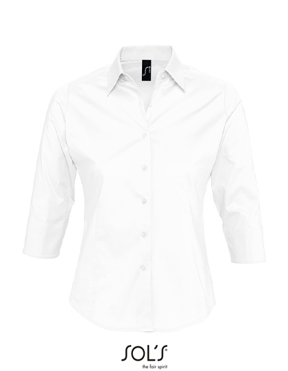 Bluse – Women´s Stretch-3/4-Sleeve Blouse Effect