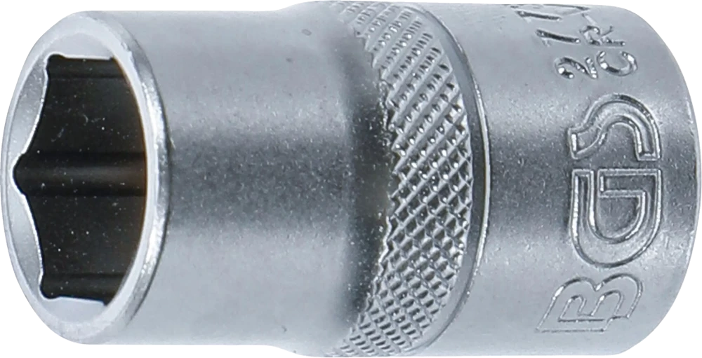 Steckschlüssel-Einsatz Sechskant, Antrieb Innenvierkant 12,5 mm (1/2"), SW 9/16"
