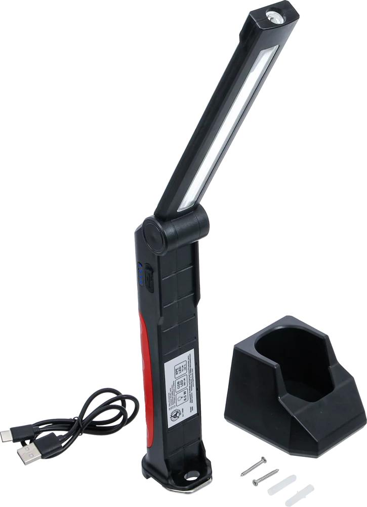 Akku-Knicklampe, COB-LED, 6,5 W, mit Ladestation