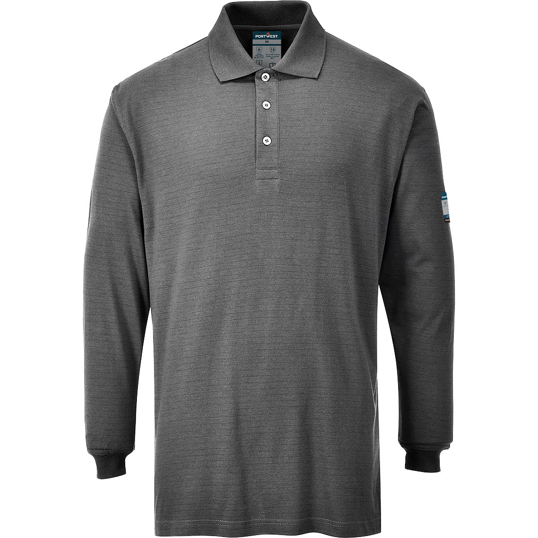 Modaflame Knit FR Poloshirt Langarm