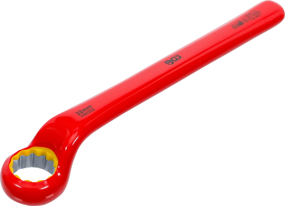 VDE-Einringschlüssel, tief gekröpft, SW 32 mm