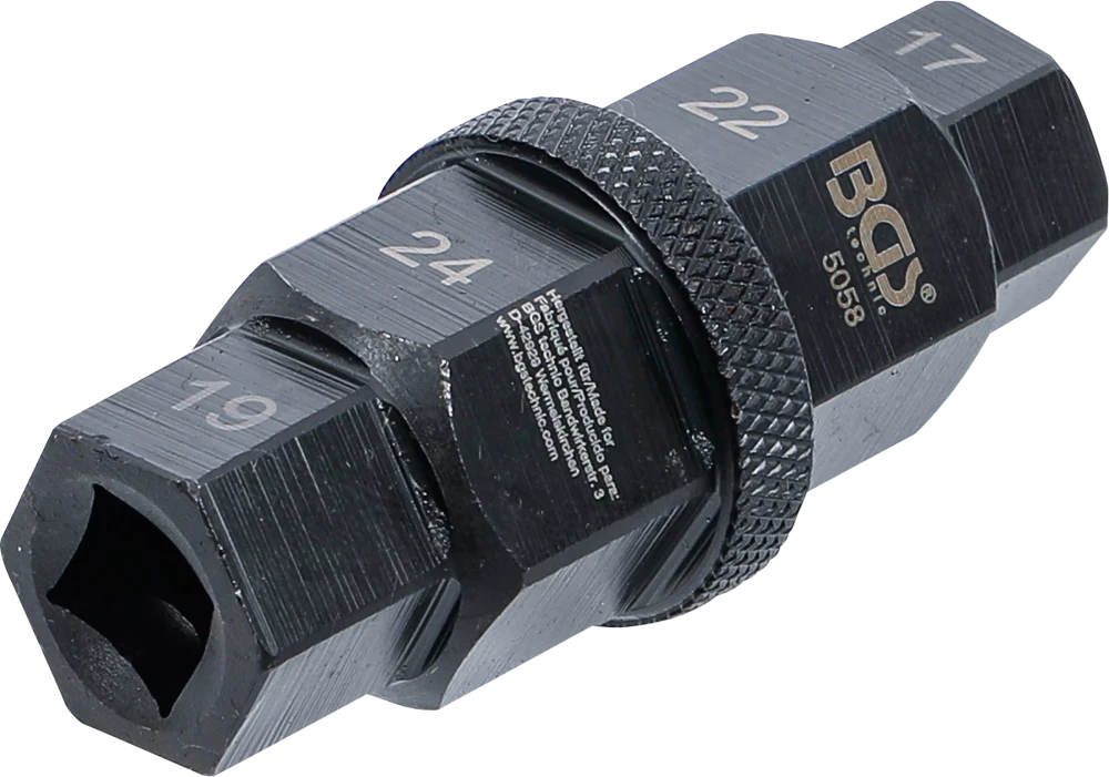 Motorrad-Spezial-Einsatz, Antrieb 10 mm (3/8"), 17 - 19 - 22 - 24 mm