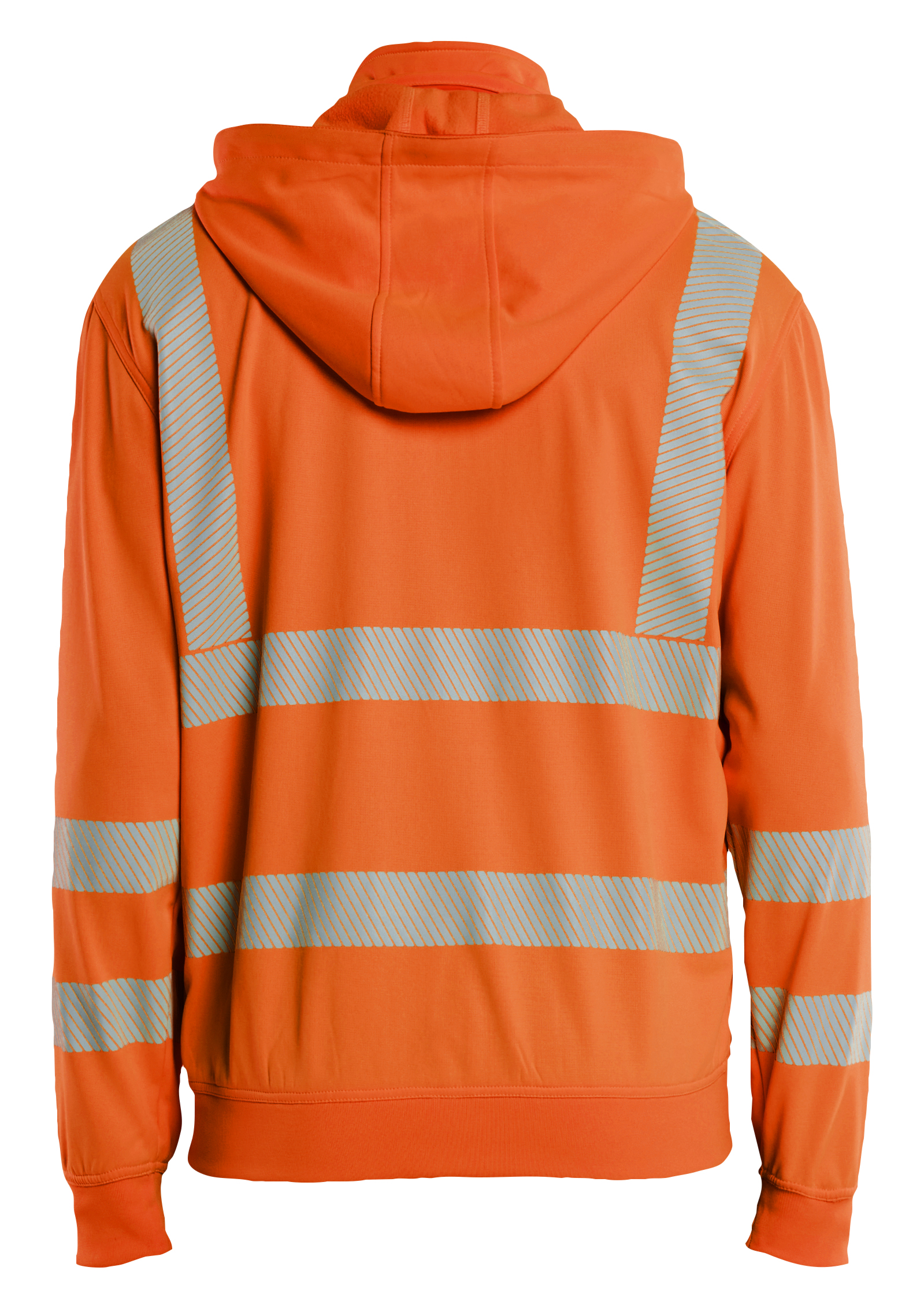 High Vis Sweatjacke mit abnehmbarer Kapuze
