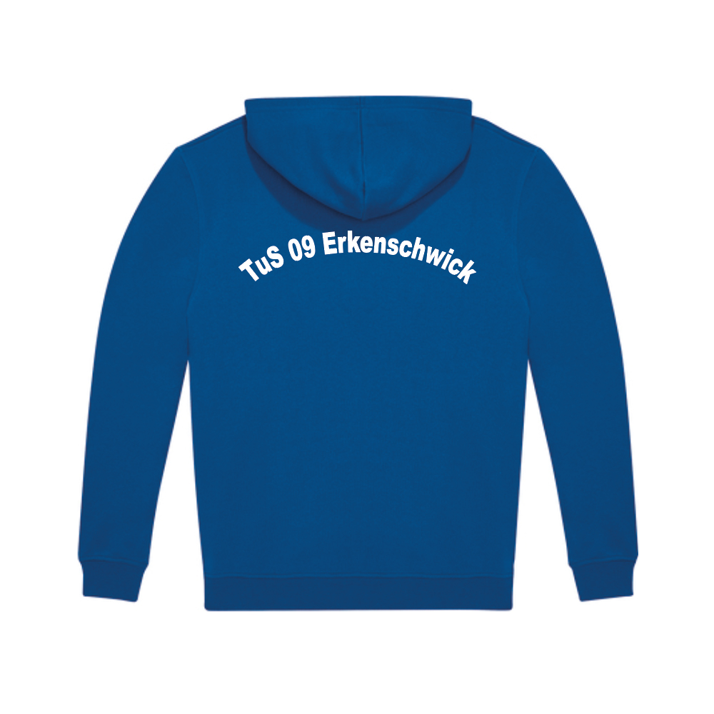 Unisex Ziphoodie royal blau